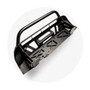 Cali Raised LED CR2945 - 16-Up Tacoma Stealth Bumper 32 Inch LED Bar Combo Beam Bumper Light Bar-Blue-Small 32 Inch Combo Beam with Relocation Mounts No Switch No Winch No D-Ring