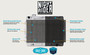 Cold Case Radiators GMT558AB - 67-76 Chevy GMC Pickup Truck Automatic Aluminum Radiator Black Night Rider Series