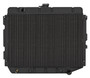 Cold Case Radiators MOP750AB - 66-74 A,B,C, E Body With AC Automatic 17 x 26 Inch Aluminum Performance Radiator| Black Night Rider Series