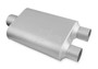 Flowmaster 430402-FM - FlowMonster Muffler; 2 Chamber; 3.00 in. Center Inlet/2.50 in. Dual Outlet; Case Dimensions 4 in. x 9.75 in. x 13 in.; 19 in. Overall Length; Aluminized Steel;
