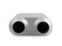 Flowmaster 430402-FM - FlowMonster Muffler; 2 Chamber; 3.00 in. Center Inlet/2.50 in. Dual Outlet; Case Dimensions 4 in. x 9.75 in. x 13 in.; 19 in. Overall Length; Aluminized Steel;