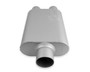 Flowmaster 430402-FM - FlowMonster Muffler; 2 Chamber; 3.00 in. Center Inlet/2.50 in. Dual Outlet; Case Dimensions 4 in. x 9.75 in. x 13 in.; 19 in. Overall Length; Aluminized Steel;