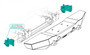 LoD Offroad JFT1801 - JL/JT Frame Tie-in Brackets