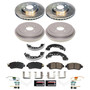 PowerStop KOE15503DK - Power Stop 18-22 Nissan Kicks Front and Rear Autospecialty Brake Kit