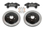 BMR DBK550 - 97-04 Chevrolet Corvette C5 / 05-13 C6 Brake Kit For 15in Conversion Solid Rotors Black Calipers