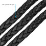 Borne Off-Road BNWN-12-SBK - 12K Winch - Black Synthetic Rope