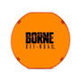 Borne Off-Road BNLT-COV-RD7YL - 7in Round Light Cover Amber