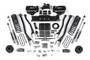 BDS Suspension BDS1721H - 4 Inch Lift Kit w/ 4-Link Ram 3500 w/ Rear Air Ride 19-24 4WD Diesel 8 Bolt NX2 Nitro Shocks