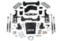 BDS Suspension BDS1819H - 4.5 Inch Lift Kit Silverado/Sierra 2500HD/3500HD 11-19 3 Inch Block Without Overload NX2 Nitro