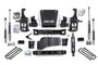 BDS Suspension BDS196H - 6.5 Inch Lift Kit Silverado/Sierra 2500HD/3500 11-19 2/4WD 5 Inch Block without Overload NX2 Nitro Shocks