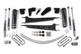 BDS Suspension BDS504H - 4 Inch Lift Kit w/ Radius Arm Ford F100/F150 80-96 4WD Dual Add A Leaf NX2 Nitro