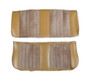 Brothers Trucks 05-313 - C/K Seat Upholstery Kit - Standard Pleat Cloth/Vinyl - Tan