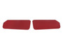 Brothers Trucks 05-345 - GMT400 Foamback Sunvisor Pair - Cloth - Red