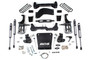 BDS Suspension BDS719FS - 4.5 Inch Lift Kit Silverado/Sierra 2500HD/3500HD 11-19 2 Inch Block Without Overload FOX 2.0 Performance