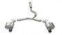 Corsa Performance 14442BLK - 2.5 Inch Cat-Back Dual Rear Exit with Single 3.5 Inch Black PVD Pro-Series Tips  Performance