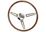 Brothers Trucks STR0WG1 - Custom Steering Wheel Kit - Walnut Grain - Bowtie