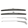 Brothers Trucks WAS7253 - Wiper Arm/Blade Set - Stainless - Pair