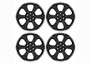 Ford Racing M-1007K-S2295BA - 2024 F-150 22in Wheel Kit - Black w/Machined Face