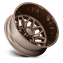 Fuel Wheels D876208272 - D876 Flux Dually 20X8.25 Platinum Bronze