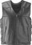 Kuryakyn 094405 - Leather By River Road Plains Leather Vest Black - Small