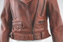 Kuryakyn 094393 - Leather By River Road Arabian Spice Leather Jacket Red Womens - Small