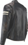 Kuryakyn 094382 - Leather By River Road Hoodlum Vintage Leather Jacket Black - Small