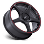 Petrol PE003MQ17805L35 - Pe003 P2e 17X8 Matte Black W/ Red Lip