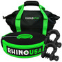 Rhino USA RNO-SHACKSTRAP20 - 20Ft Tow Strap/Shackles Combo