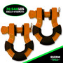 Rhino USA SUPERSHACK-ORG - 8T Super Shackle 2-Pack (Orange)
