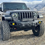 Rock Slide Engineering FB-F-300-JL - Mid Front Bumper With Winch Plate For 18-25 Jeep Wrangler JL 2-4 Door 20-25 Gladiator