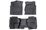 Rough Country M-21412 - Floor Mats - FR & RR - Ext Cab - Chevy/GMC 1500/2500HD/3500HD 2WD/4WD