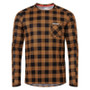 USWE 80951061042106 - Flannel Long Sleeve Lightweight Off-Road Jersey Bronze - Large