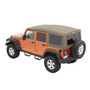 Bestop 54724-74 - Supertop Ultra Squareback Soft Top For Jeep 2007-2018 Wrangler JK 4 Door Pebble Beige