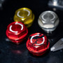 GrimmSpeed 120014GLD - 89-21 Subaru Bolt Oil Cap Kit Gold