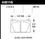 Hawk HB116S.580 - HT-10 Disc Brake Pad