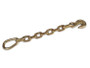Macs Custom Tie-Downs 711838 - Chain Extension 3/8in x 18.5in Hook and Oval