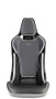 Recaro NA-087.20.619 - RCS Ergonomic Seat - Black/Silver Glass Mesh (3 Point Belt)