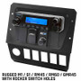 Rugged Radios MT-GEN-BR-MM-RS - Polaris General Multi Mount Kit - M1/G1/RM45/RM60/GMR45 w/Switch Holes