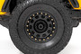 Rough Country RC51-7655SL - Steel Simulated Bead Lock Wheel - Black - 17x9 - 6x5.5 - 4.25 Bore -12