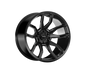 Rough Country TW403C-20908404-12 - Torque Impact / Satin Black / 20x9 / 6x5.5 / -12mm
