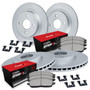 R1 Concepts WDUH2-21005 - R1 Brake Rotors - Carbon Coated w/ Optimum Oe Pads & Hdw