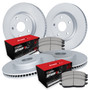 R1 Concepts WDUN2-02001 - Brake Rotor- Carbon Coated with Optimum Oe Pads
