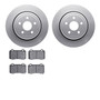 R1 Concepts WDWN1-42011 - Brake Rotor- Carbon Coated with Ceramic Pads