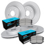 R1 Concepts WDWN2-74007 - Brake Rotor- Carbon Coated with Ceramic Pads