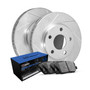 R1 Concepts WEYN1-92015 - Brake Rotor- Slotted - Silver with Semi-Met Pads R1 Concepts WEYN1-92015 - Brake Rotor- Slotted - Silver with Semi-Met Pads