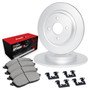 R1 Concepts WFUH1-01020 - Brake Rotor- Blank with Optimum Oe Pads & Hdw