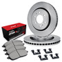 R1 Concepts WFUH1-46099 - Brake Rotor- Blank with Optimum Oe Pads & Hdw