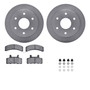 R1 Concepts WFUH1-48114 - Brake Rotor- Blank with Optimum Oe Pads & Hdw