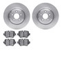 R1 Concepts WFUN1-20151 - Brake Rotor- Blank with Optimum Oe Pads