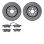 R1 Concepts WFWN1-79004 - Brake Rotor- Blank with Ceramic Pads